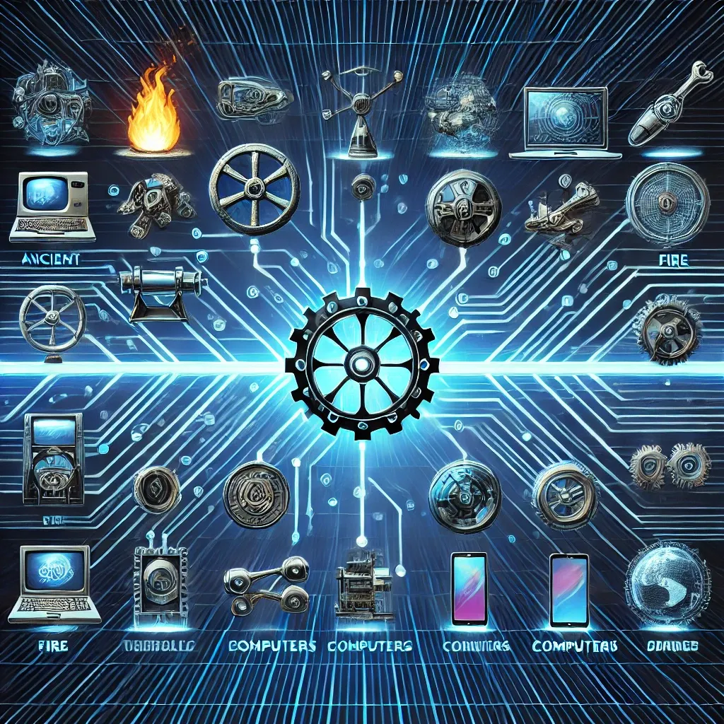 Tech Timeline AI generated image